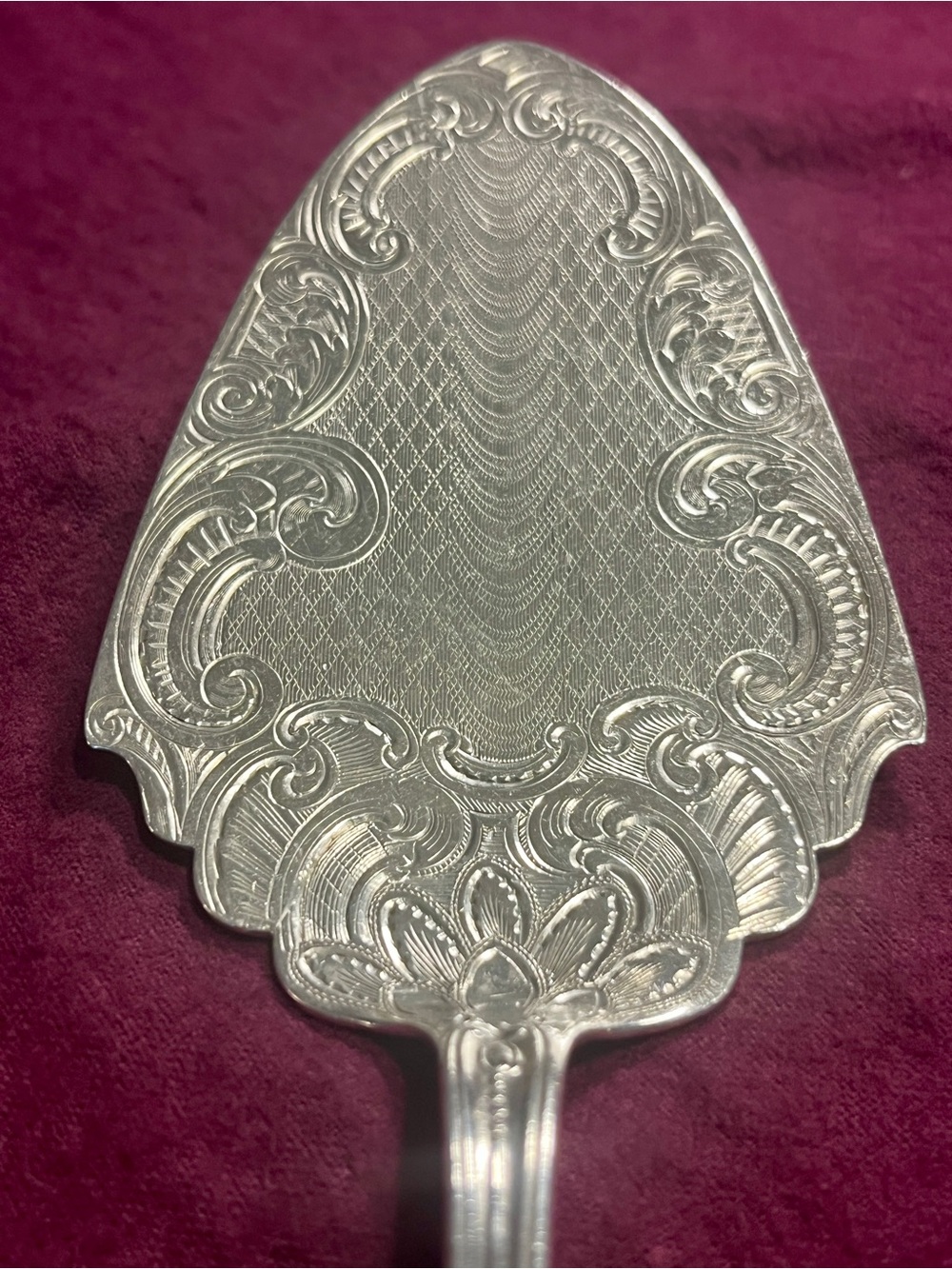 Standard Silver Co. / St. Louis | Silver-Plate Antique Cake Server | 1900s - Picture 2 of 8